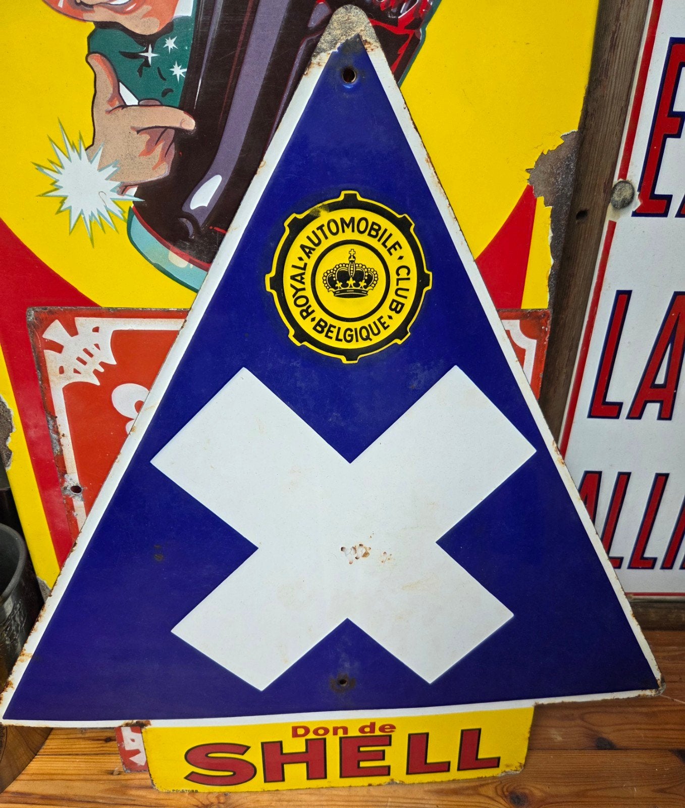 Plaque émaillée, Enlèvement