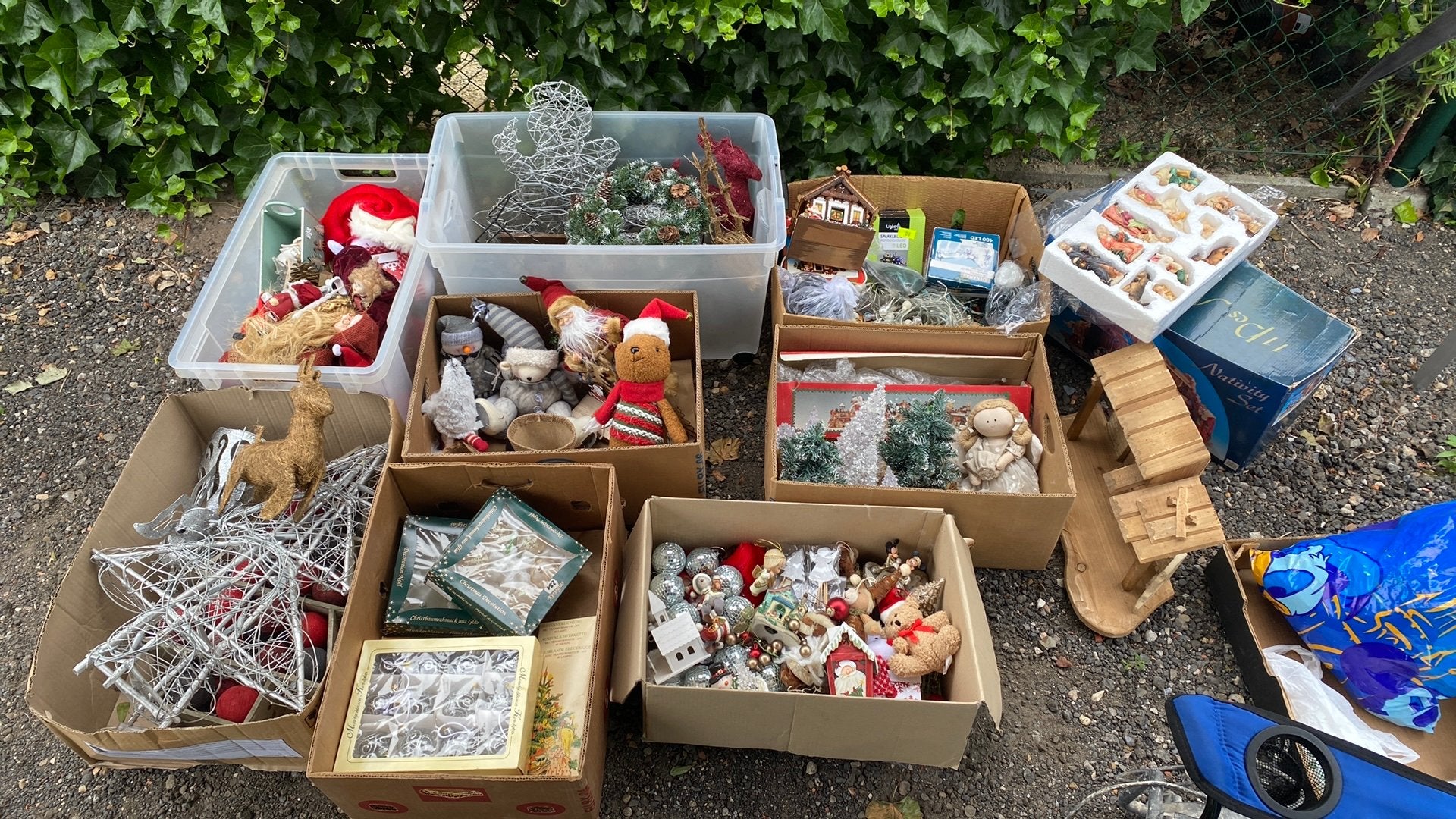 Groot lot oud kerstgerief, Ophalen, Zo goed als nieuw