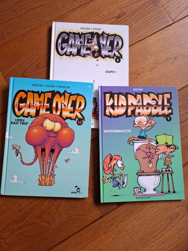 Kid Paddle - Game Over - couverture rigide, français, Livres, Plusieurs BD, Enlèvement ou Envoi, Utilisé, Midam
