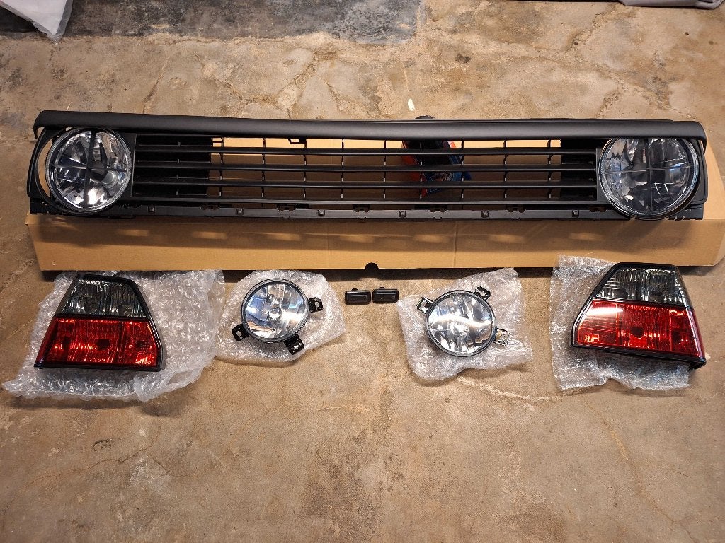 Calandre sans sigle et phares pour VW Golf 2, Enlèvement, Neuf, Volkswagen