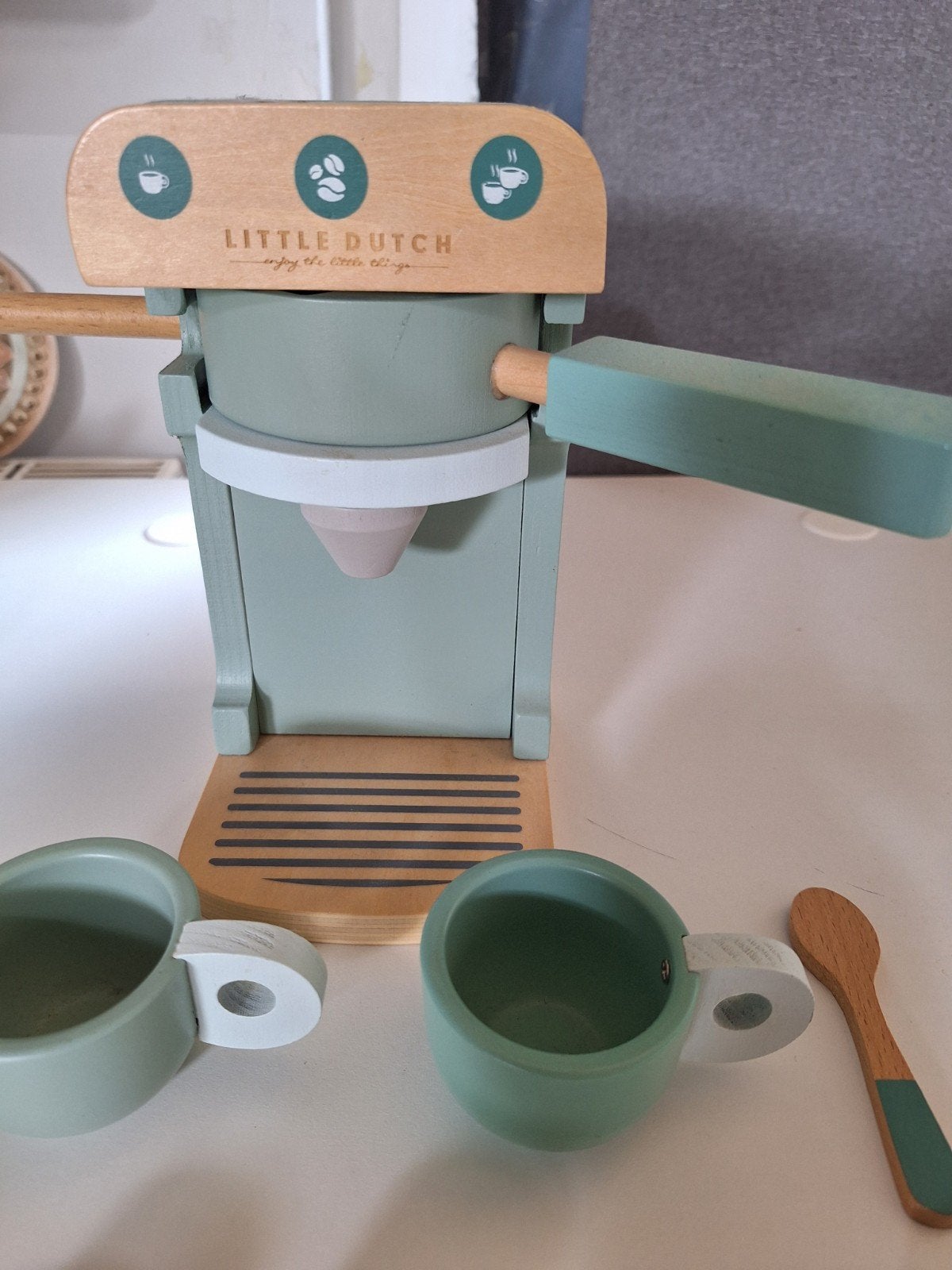 little dutch koffiezetapparaat, Kinderen en Baby's, Ophalen of Verzenden, Gebruikt, Hout, Speelkeuken-accessoire