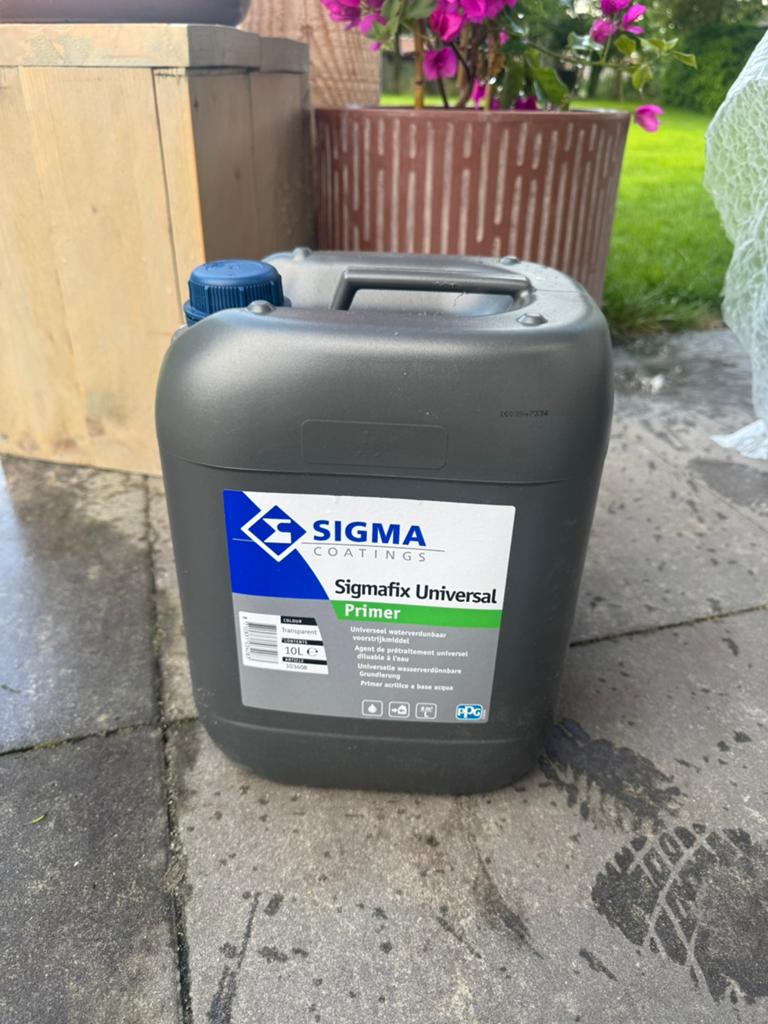 Sigmafix universal primer ong 7 liter, 5 tot 10 liter, Ophalen, Zo goed als nieuw, Wit