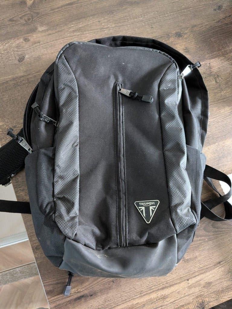Triumph rugzak, Motoren, Accessoires | Koffers en Tassen, Ophalen, Gebruikt