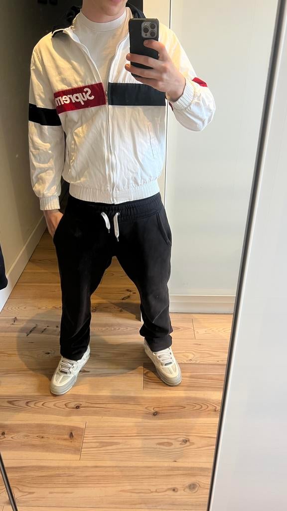 Supreme Windbreaker, Kleding | Heren, Jassen | Zomer, Gedragen, Maat 46 (S) of kleiner, Wit, Verzenden