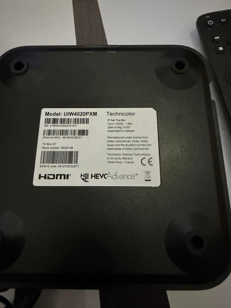 Tv box v7/ v7c/box xsarius Q4 androïde, Enlèvement, Comme neuf