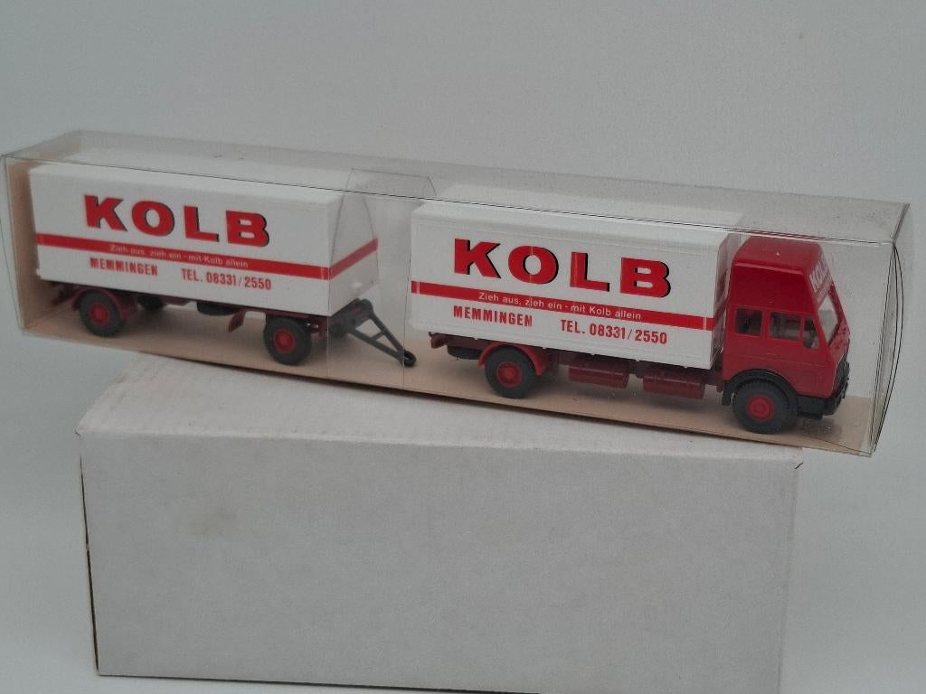 Camion Mercedes Kolb | Entreprise de déménagement - Wiking, Hobby & Loisirs créatifs, Voitures miniatures | 1:87, Envoi, Comme neuf