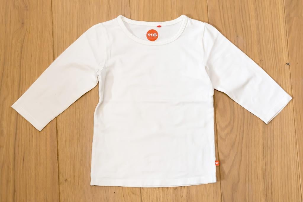 Witte T-shirt Fred & Ginger, maat 116, Gebruikt, Meisje, Ophalen of Verzenden, Fred&Ginger