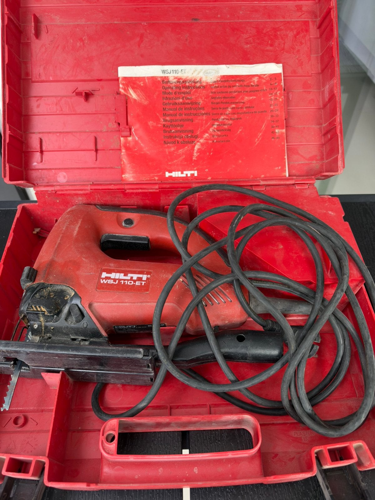 Hilti decoupeerzaagmachin wsj 110 et, Enlèvement ou Envoi, Comme neuf