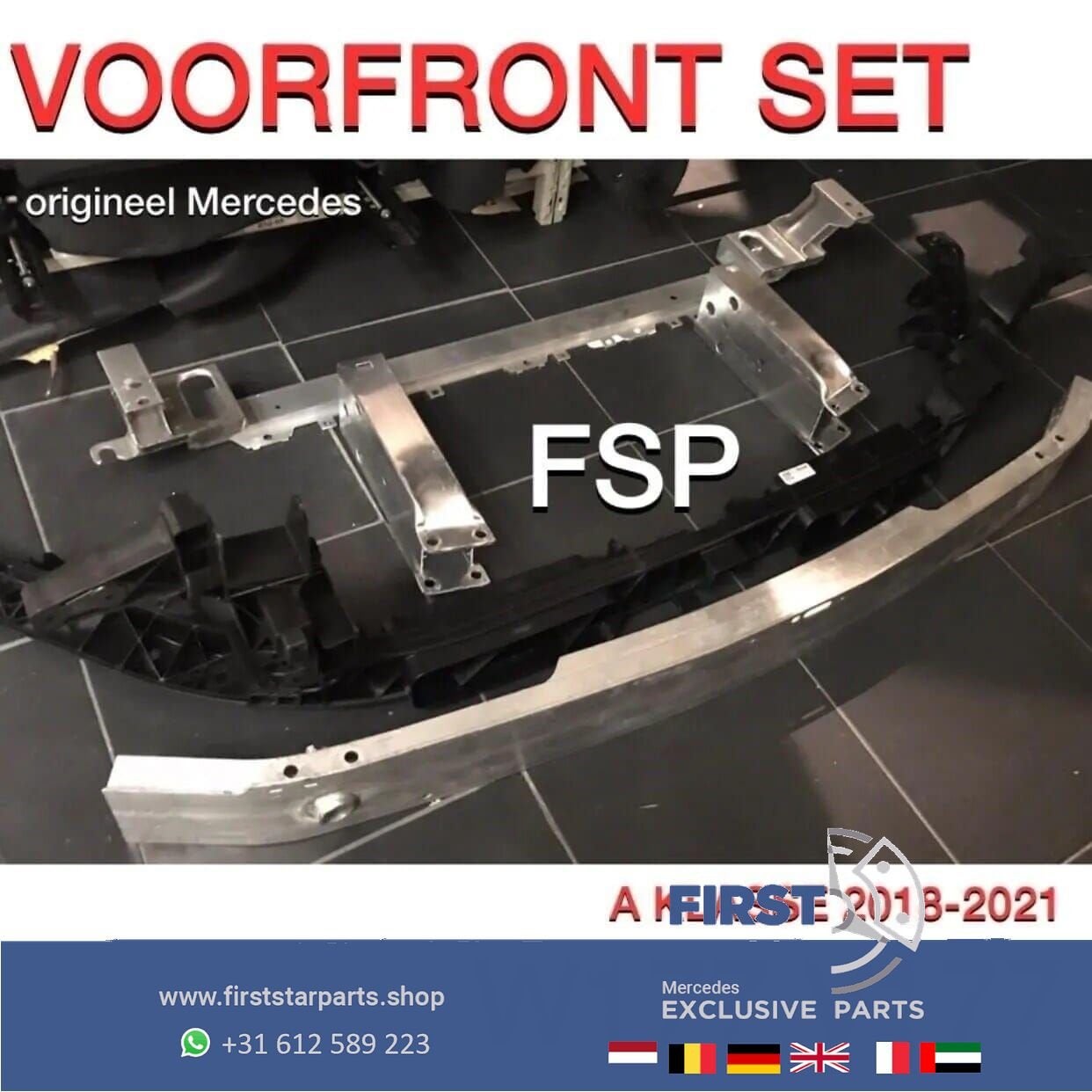 W177 V177 Mercedes A KLASSE VOORFRONT COMPLEET origineel FRO