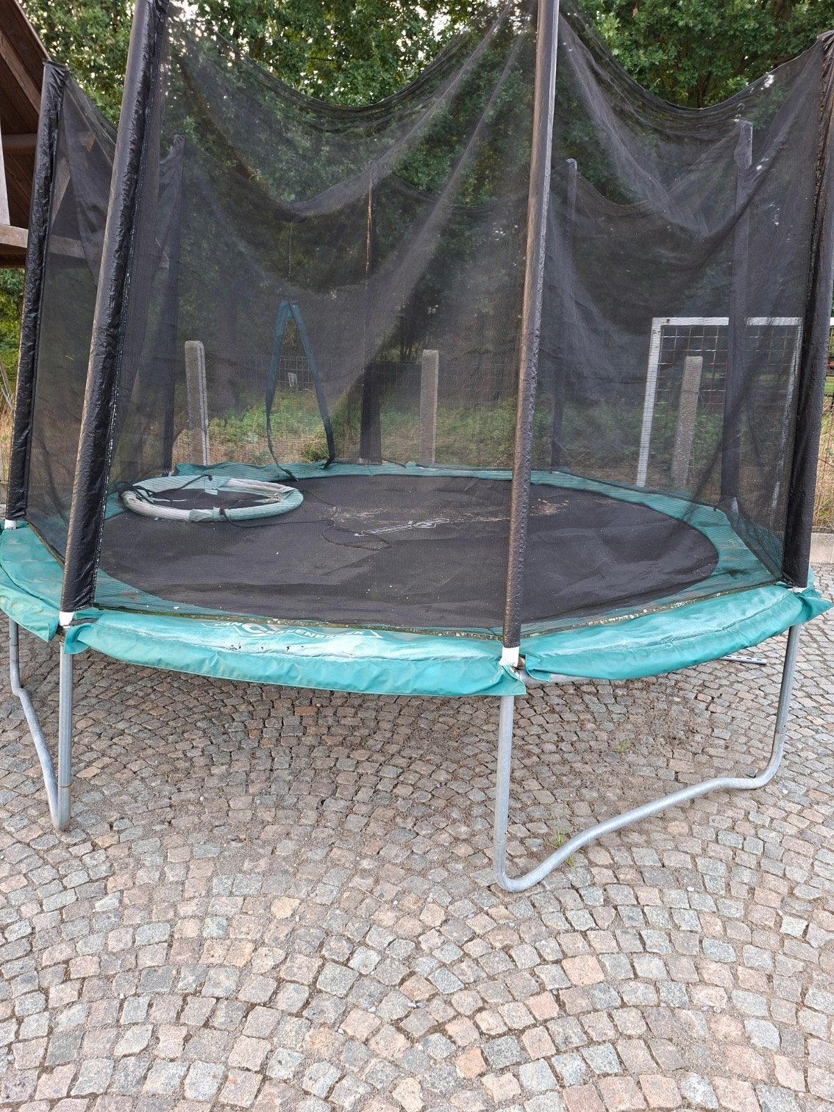 trampoline, Ophalen