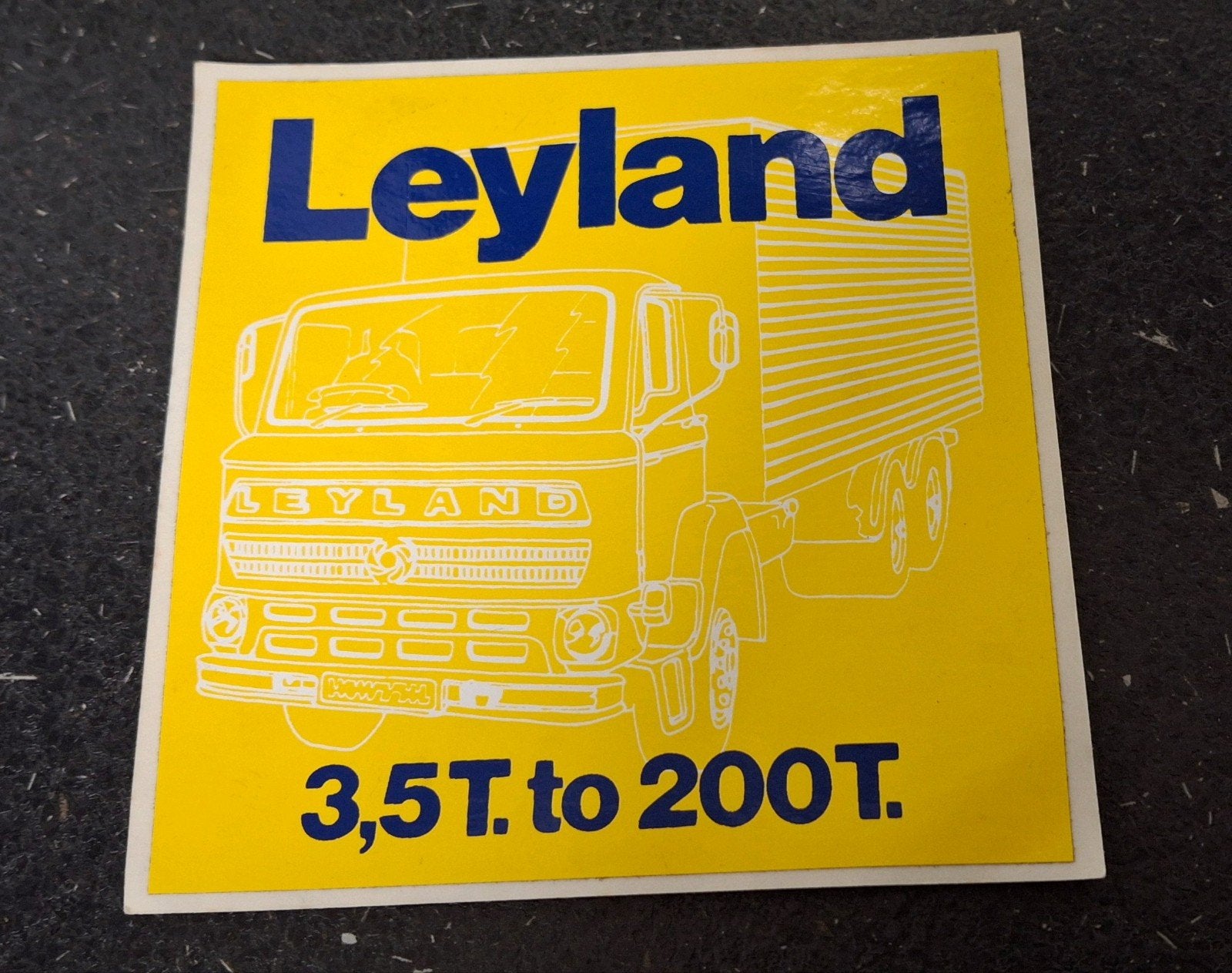 Autocollant pour camion Leyland, Enlèvement ou Envoi, Comme neuf, Voiture ou Moto