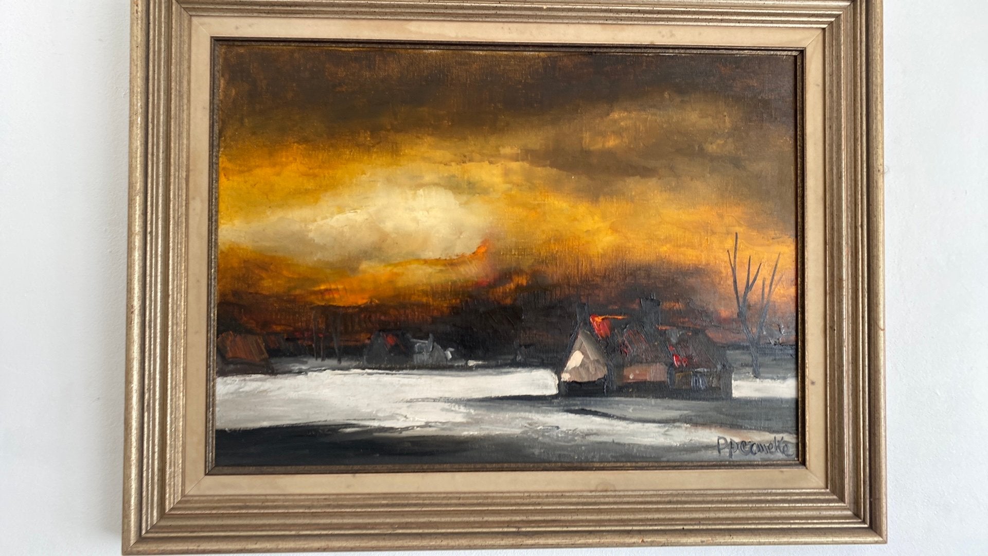 P. Permeke 1918-1990, Antiquités & Art, Art | Peinture | Classique, Enlèvement ou Envoi, Signé, Toile