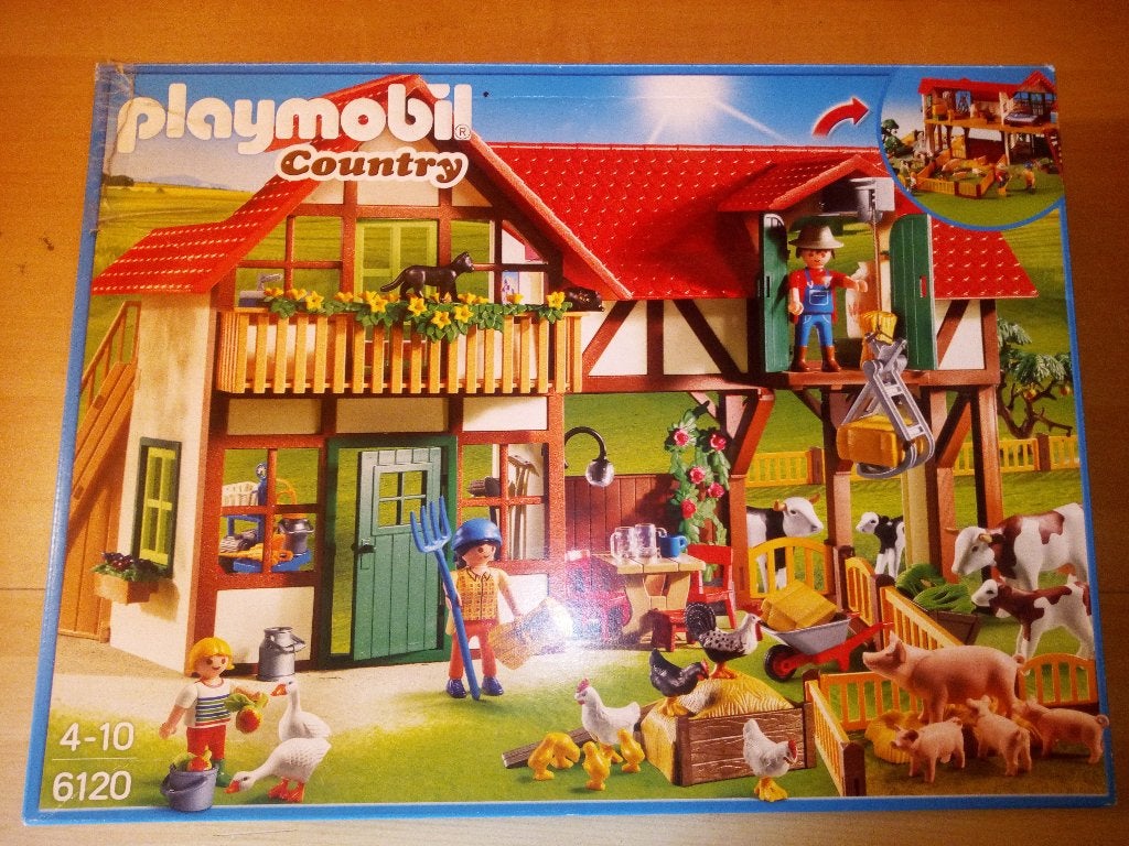 playmobil, Bâtiment, Utilisé, Country, Kit complet