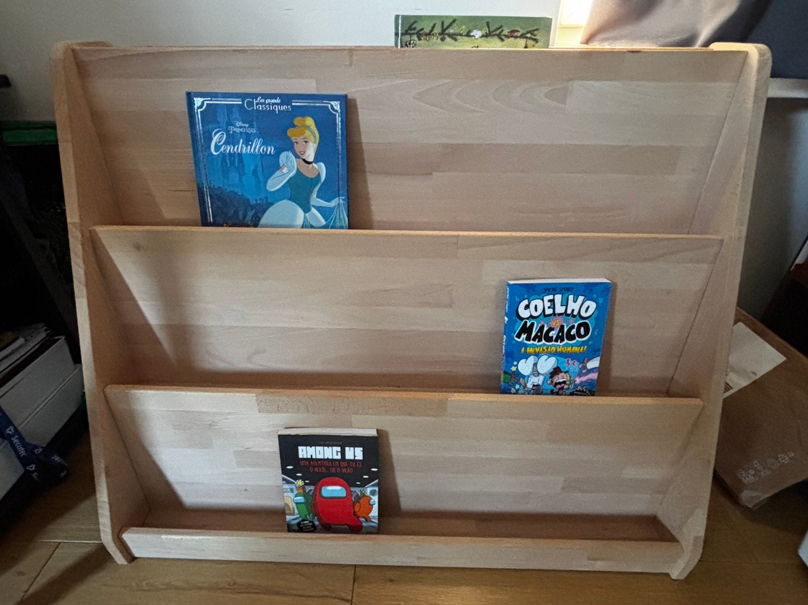 bibliothèque en bois, Huis en Inrichting, Ophalen, Zo goed als nieuw