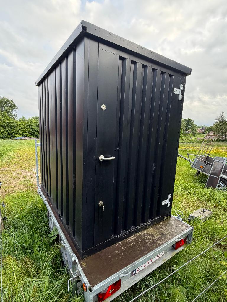 Werfcontainer 1,5 x 2,2 m - RAL 7016, Ophalen