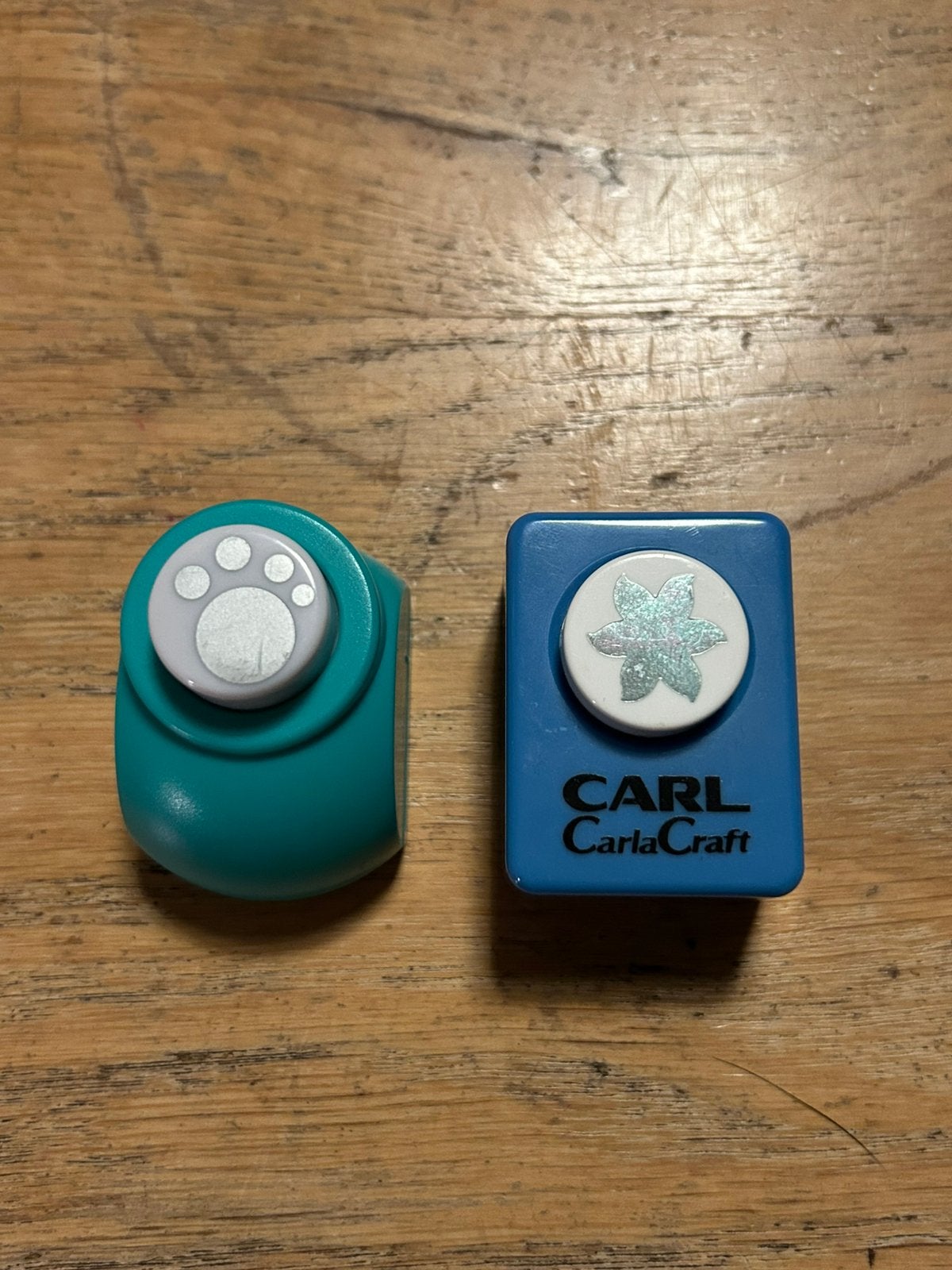 Punchvorm papierpons zeester hondenpoot Carl Carla Craft, Geschikt voor snijden, Ophalen of Verzenden, Zo goed als nieuw, Overige merken