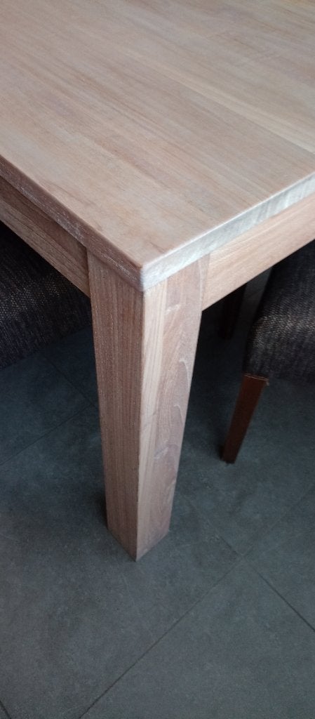 Eettafel, Ophalen, Klassiek, Teakhout, 200 cm of meer