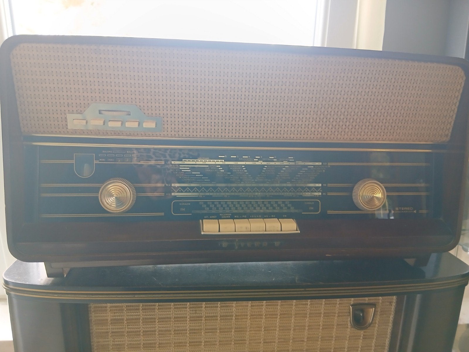 Prachtige Werkende Vintage Siera SA5110A Buizenradio (ca. 19, Ophalen