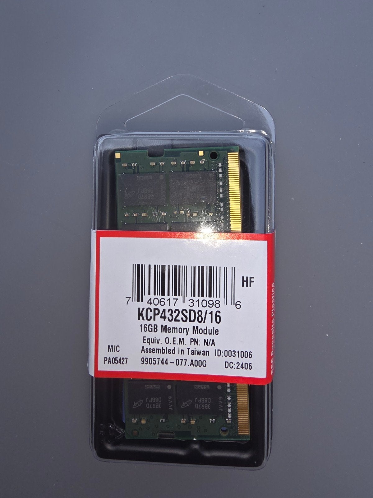 Mémoire pour ordinateur portable 4DDR 16 Go, Neuf, Enlèvement ou Envoi, DDR4, Laptop
