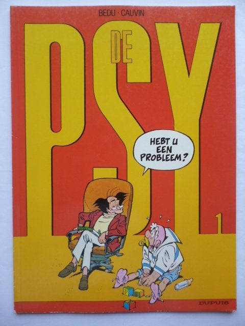 De Psy - komische stripreeks - nrs. 1,4,6 - Raoul Cauvin, Boeken, Meerdere stripboeken, Ophalen of Verzenden, Zo goed als nieuw