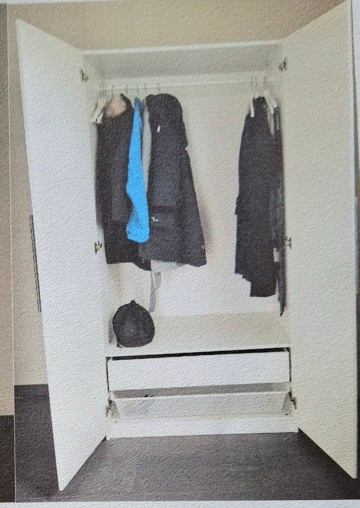 Armoire blanche, Avec espace de penderie, Comme neuf, 50 à 100 cm, Modern