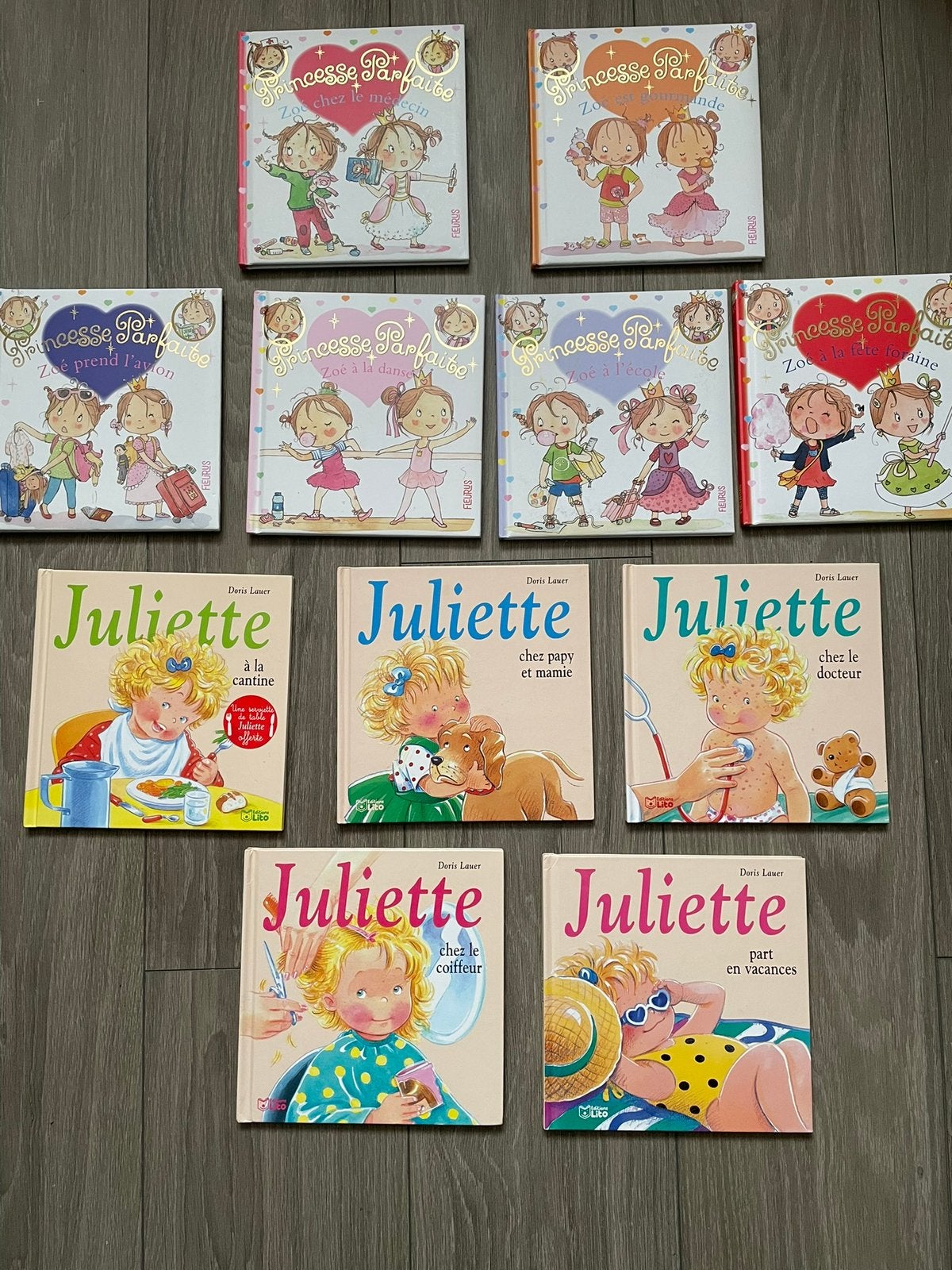 Livres Juliette, Zoé, Petit Loup, Pyjamasques, Enlèvement, Comme neuf