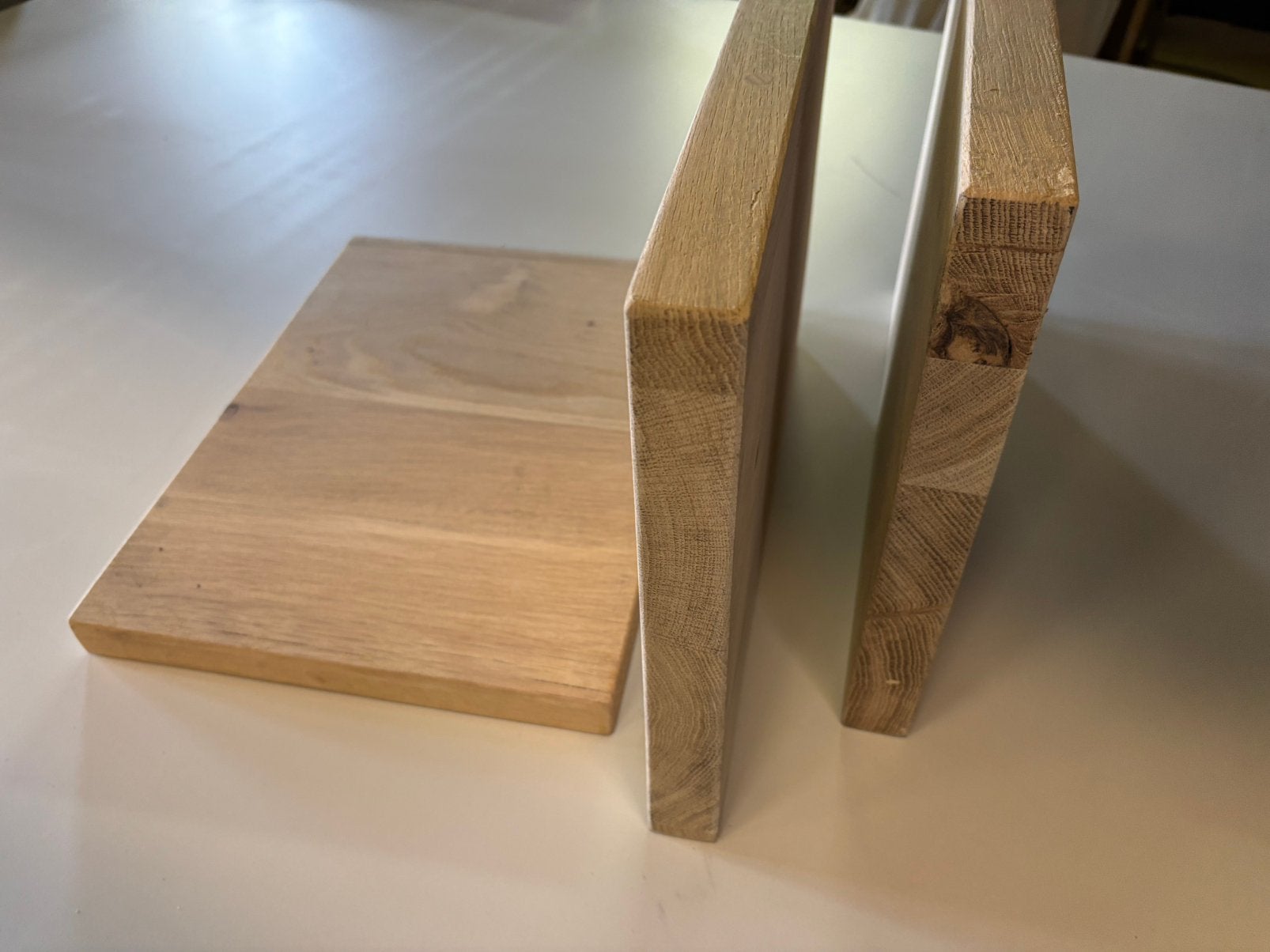 Snijplanken massief eik en rubberwood, Ophalen, Nieuw