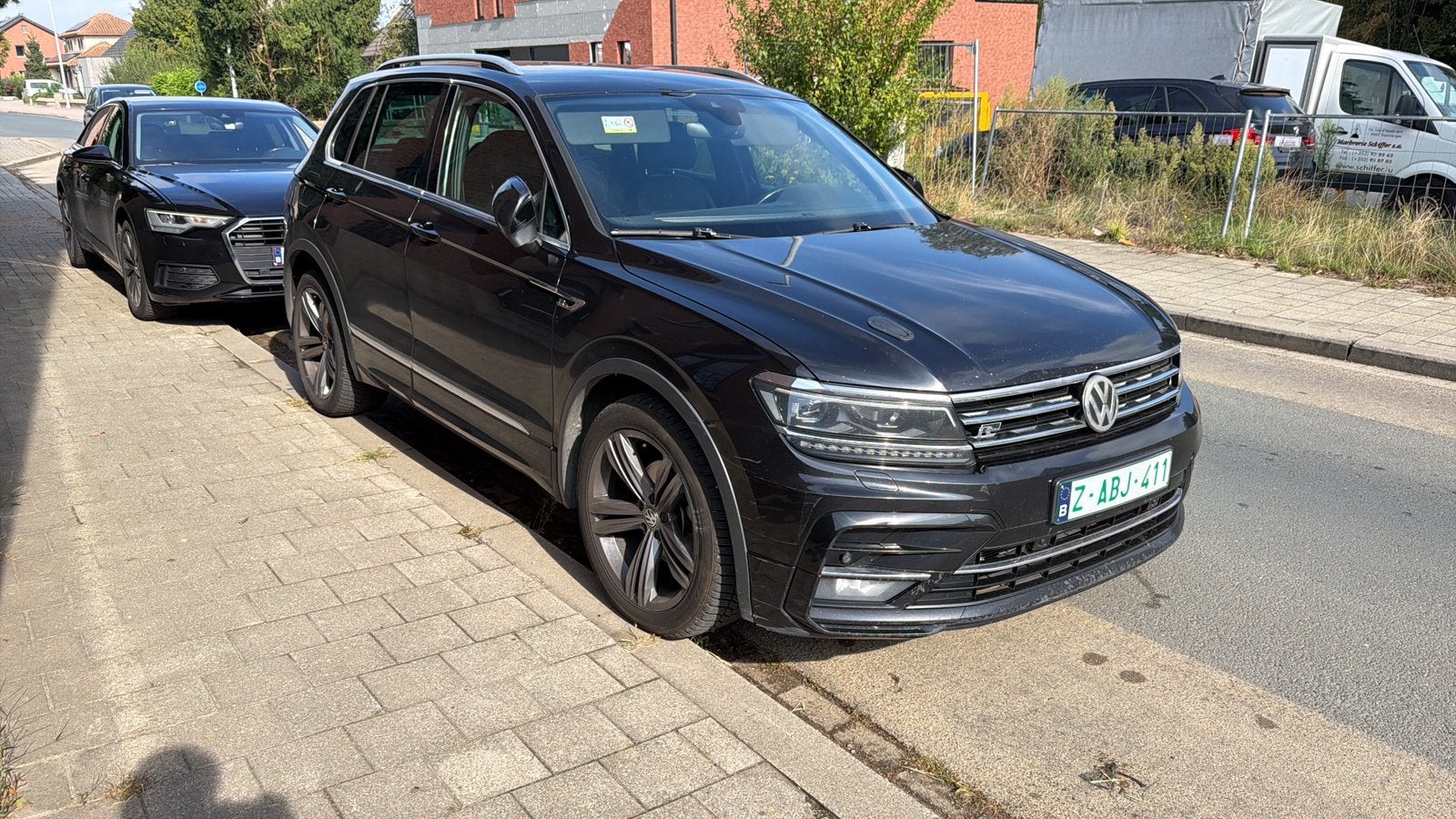 VW TIguan 2.0TDI R Line in/out DSG 425.000KM export 2018, Auto's, Automaat, Zwart, Bedrijf, Diesel