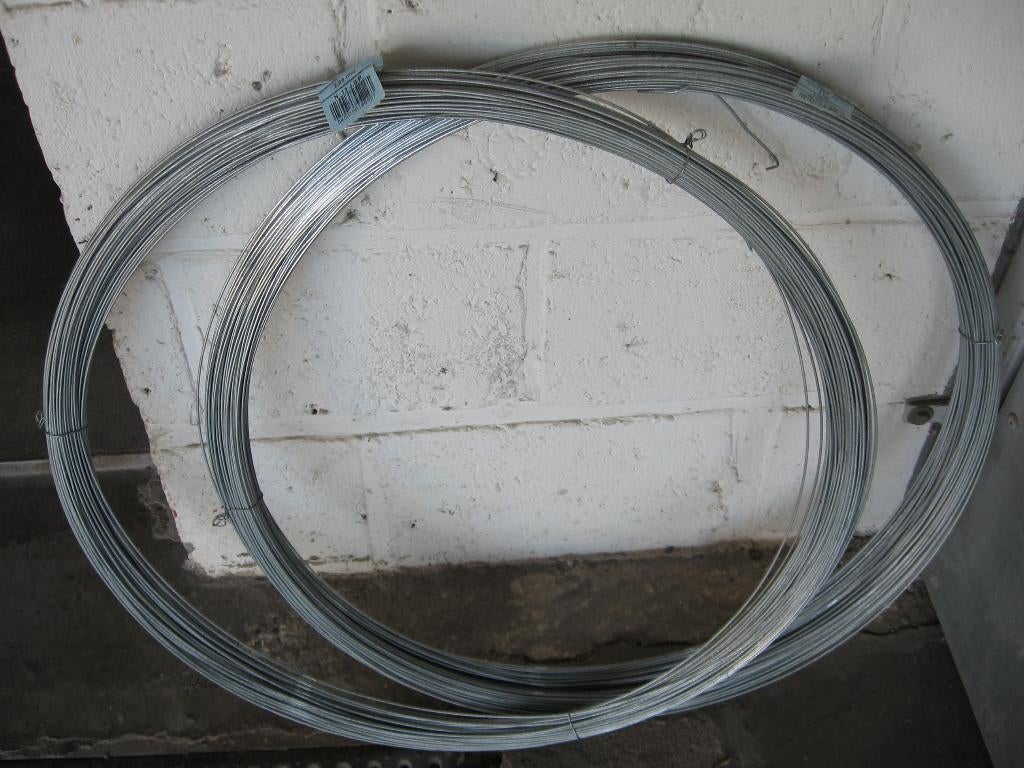 2 rouleaux de fil galva NEUF 5KG 2 MM, Articles professionnels, Enlèvement, Autre, Autres types