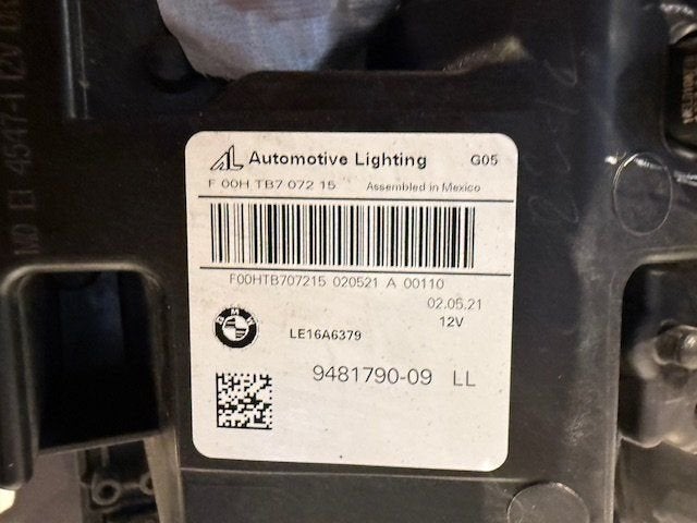 KOPLAMP BMW X5N G05 VOLL LED LA SER RECHTS ORIGINEEL 9481790, Auto-onderdelen, Gebruikt, -, -, Ophalen of Verzenden
