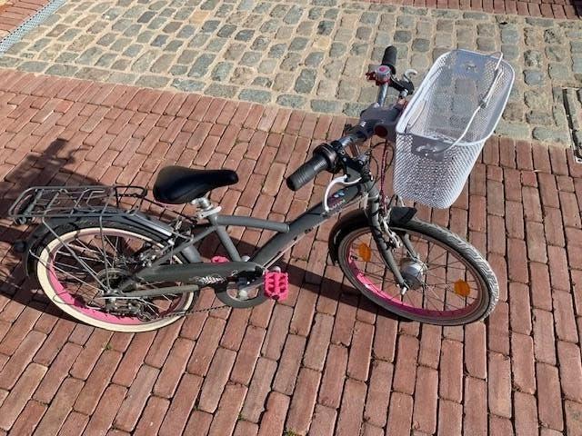 Kinderfiets meisjes 20 inch, Enlèvement, Utilisé, Frein sur jante