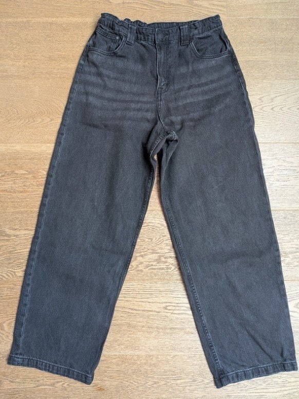 H&M - baggy jean pour fille - taille 164, Enfants & Bébés, Vêtements enfant | Taille 164, Enlèvement, Utilisé, Fille