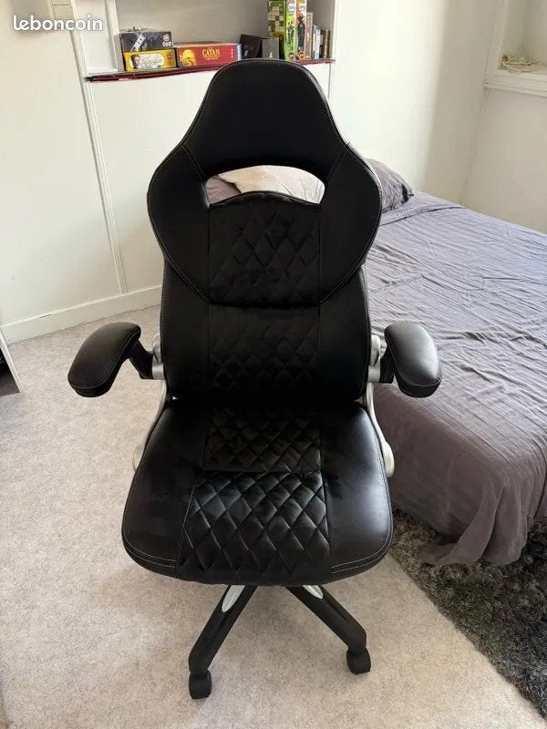 Chaise gaming, Ophalen, Gaming bureaustoel, Zwart, Zo goed als nieuw