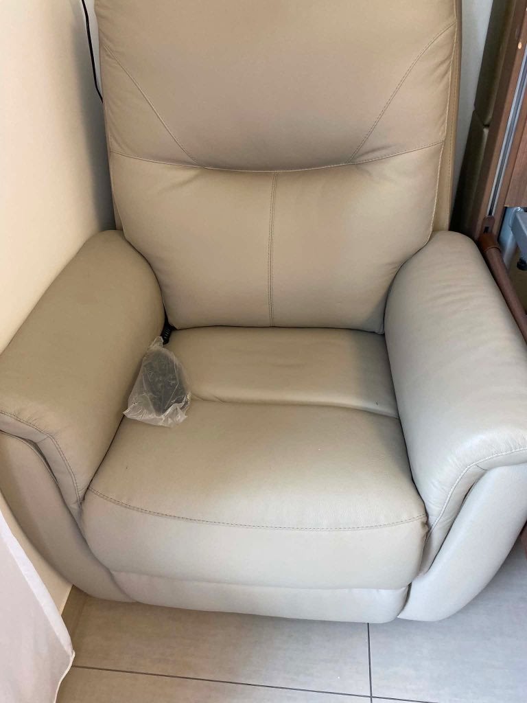 2 Fauteuils relax cuir électrique Mailleux, Enlèvement, Comme neuf, Cuir