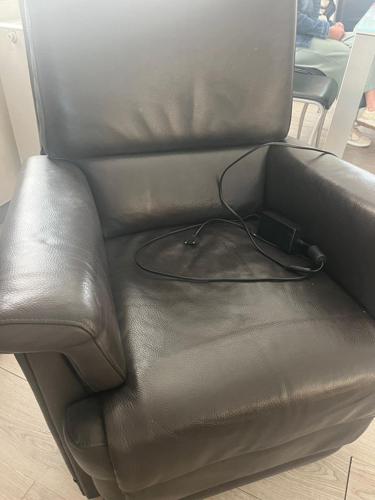 Cuir Relax, Maison & Meubles, 75 à 100 cm, Klassiek, Enlèvement, Utilisé