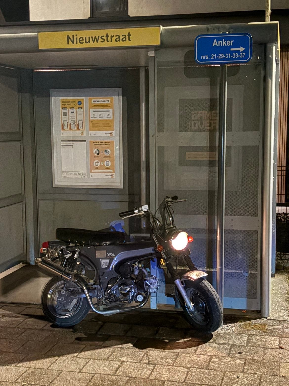 50cc dax, Enlèvement