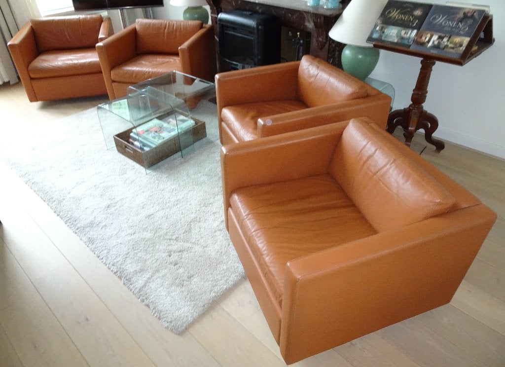 Veilinghuis Oranje BIEDEN GESTART 4 Knoll Fauteuils Pfister, Enlèvement