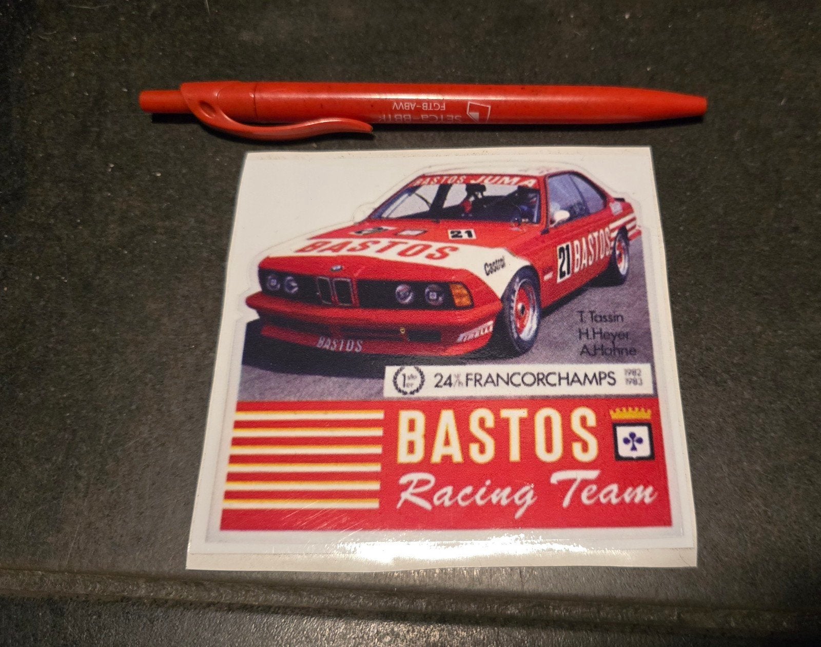 Autocollant BMW Francorchamps, Enlèvement ou Envoi