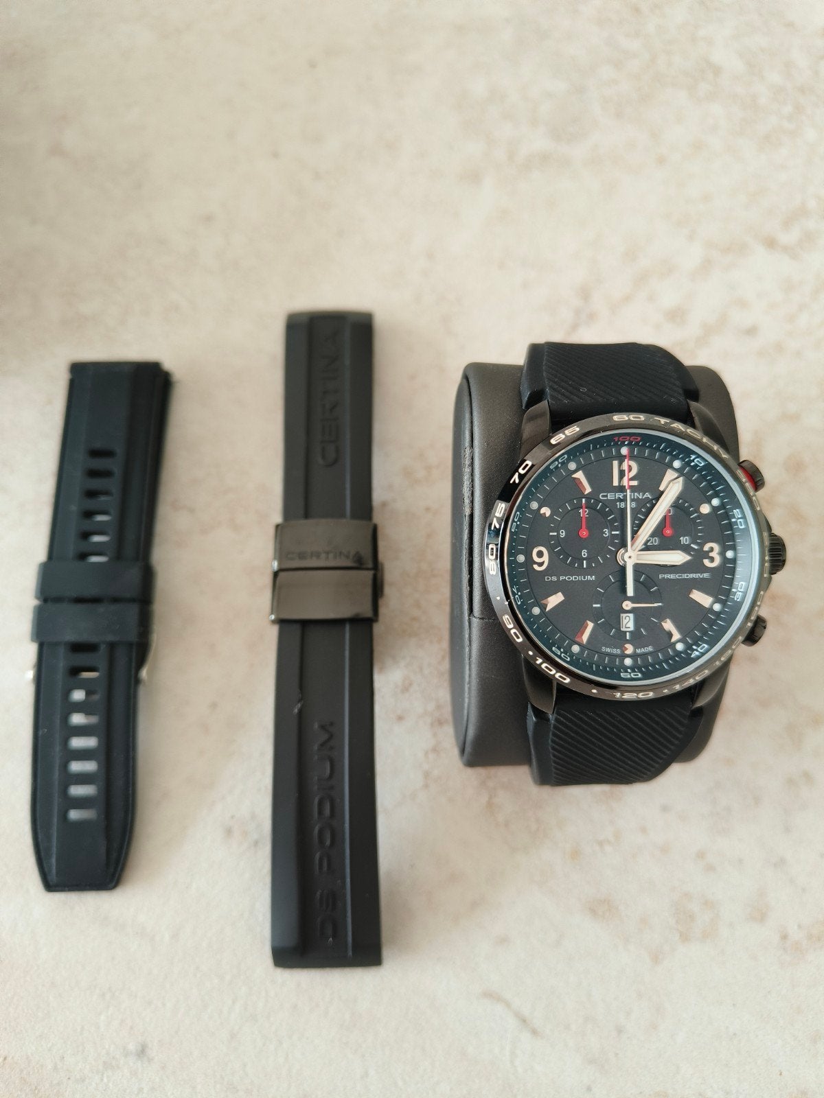 Certina ds podium precidrive, Ophalen