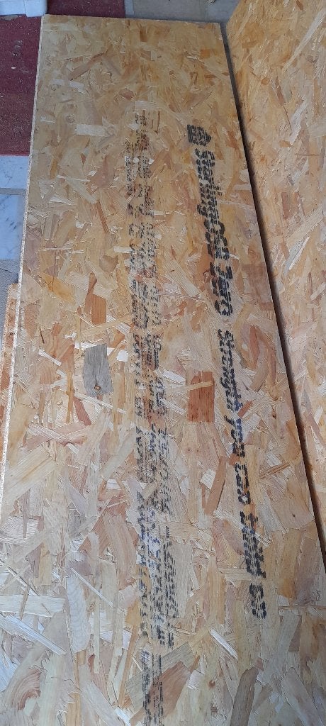 Lot de 5 Pannaux OSB, Ophalen, Gebruikt, Hout, Minder dan 20 mm