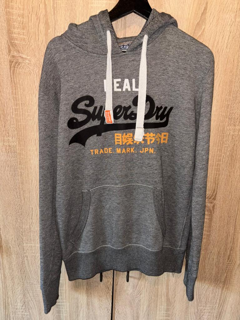 Pull superdry, Enlèvement ou Envoi, Comme neuf, Taille 48/50 (M), Gris