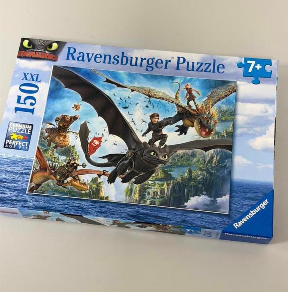 Ravensburger Hoe tem je een draak XXL 150 stukjes XXL puzzel, Ophalen of Verzenden, Meer dan 50 stukjes, Nieuw, 6 jaar of ouder