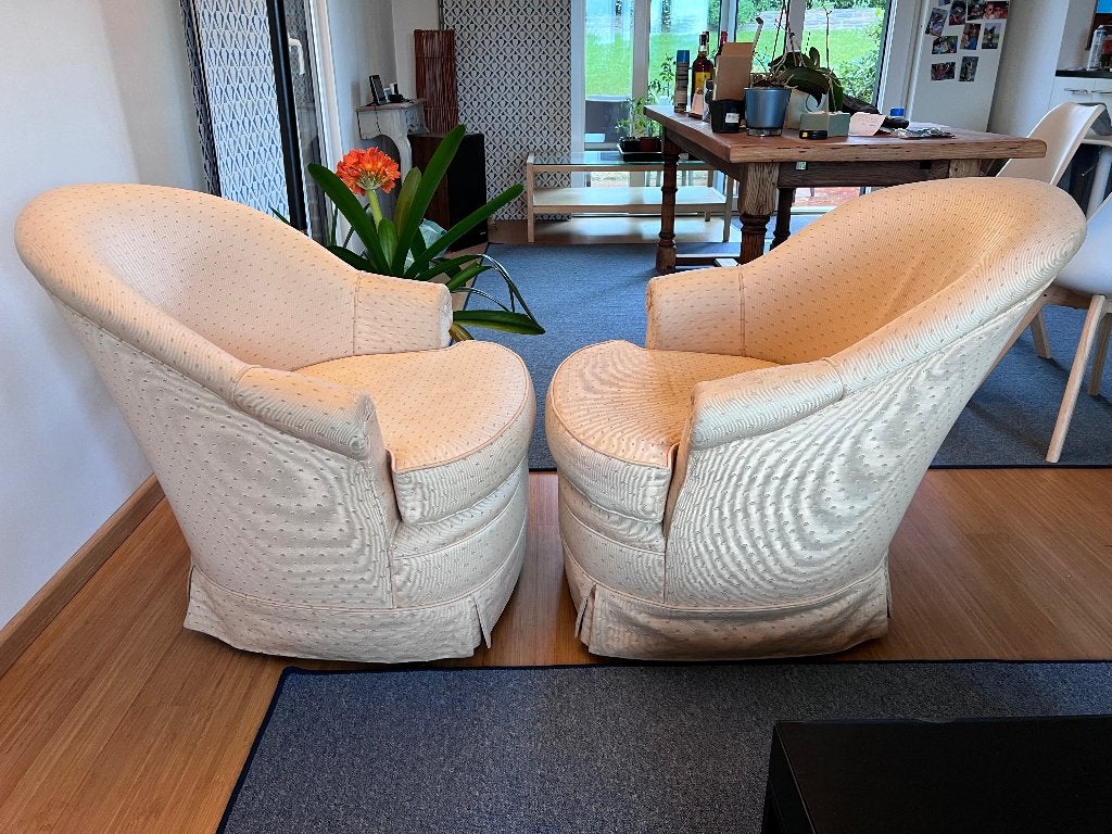2 fauteuils crapaud, Maison & Meubles, Fauteuils, Enlèvement, Utilisé