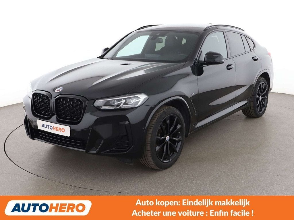 BMW X4 xDrive 20d Mild-Hybrid M Sport (bj 2022, automaat), Auto's, BMW, Automaat, Zwart, 152 g/km, Lichtsensor