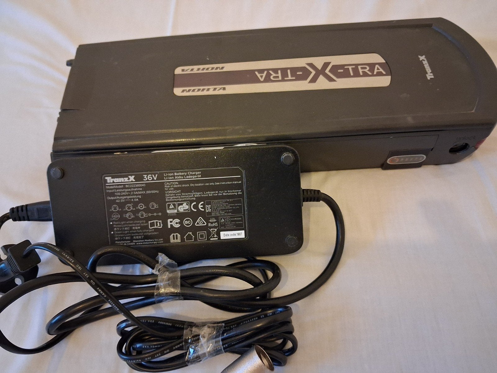 Batterij en oplader, Ophalen, Gebruikt