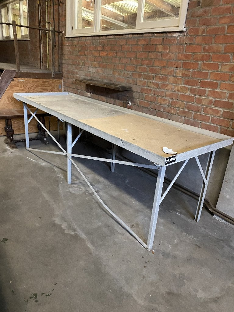 tuinwerktafel/kastafel, Jardin & Terrasse, Bacs à fleurs & Jardinières, Enlèvement, Utilisé, 100 cm ou plus, 60 cm ou plus