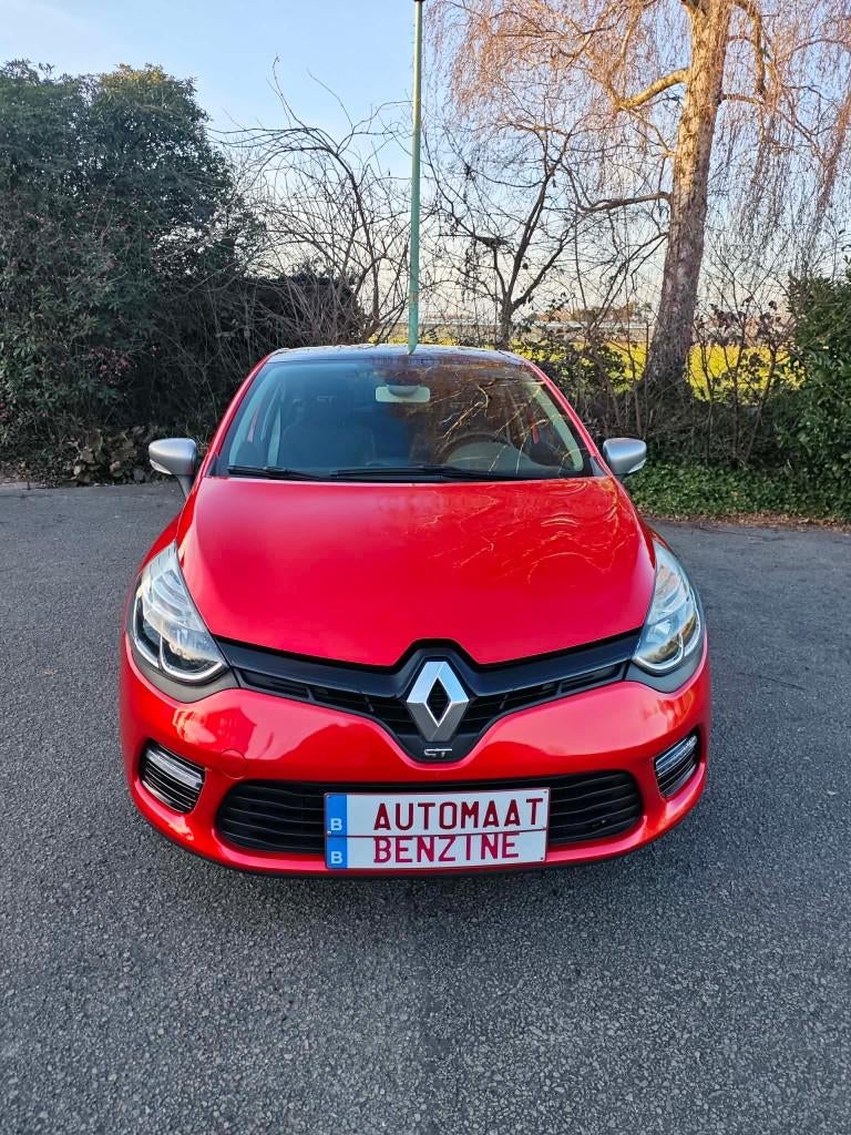 Renault Clio 1.2 TCe GT EDC AUTOMAAT, Euro 5, Zwart, 4 cilinders, Leder en Stof