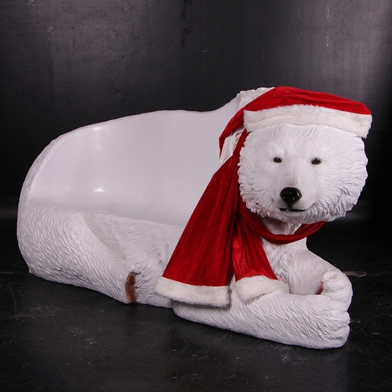 Siège ours polaire - Canapé ours polaire - 201 cm - Noël, Divers, Enlèvement, Neuf