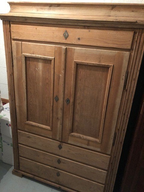 Meuble Bonheur du jour en pin, Enlèvement