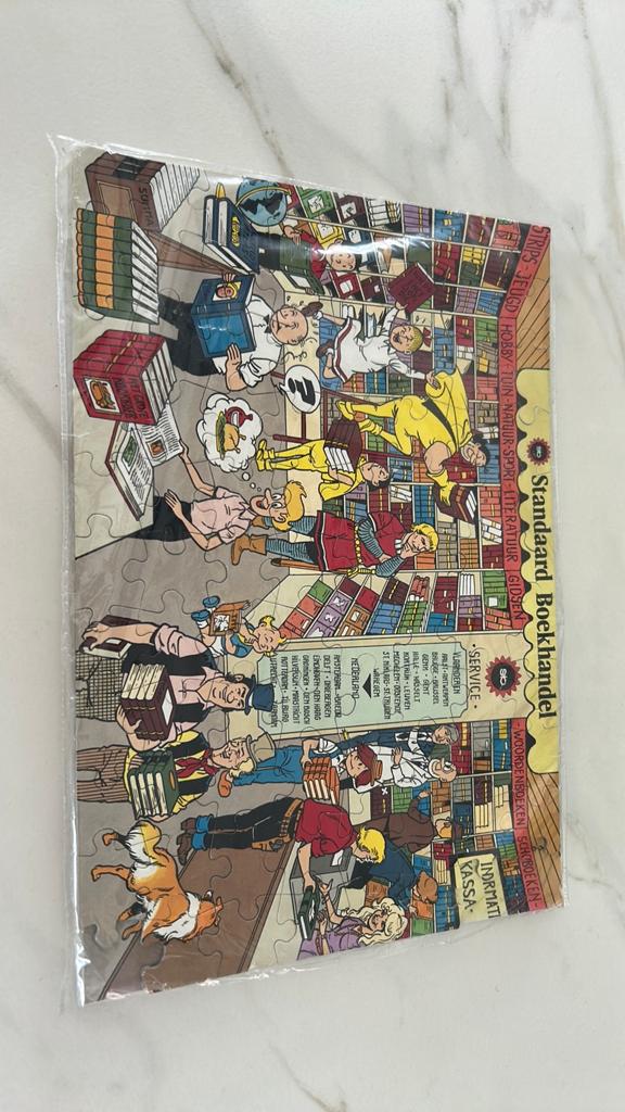 Vandersteen puzzle standaard boekhandel 1977, Verzamelen, Ophalen of Verzenden, Gebruikt